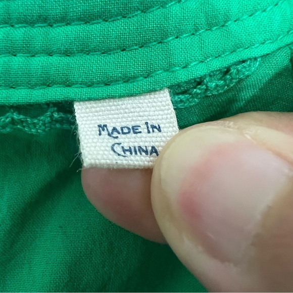 Fat Face Brady Broderie 8 Green 100% Cotton Tiered Eyelet Boho Cottagecore Dress - Picture 7 of 11